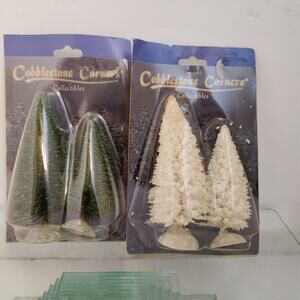 Vintage Christmas Village Tree's NIP